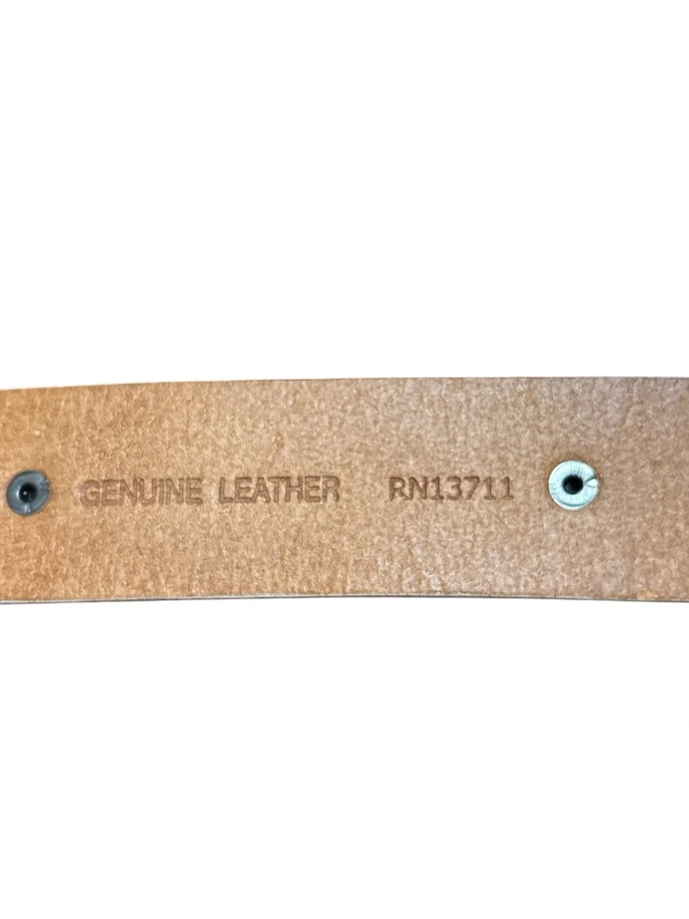 Amanda Smith Genuine Leather Decorative Studded Women's Belt Cream Rodeo Medium